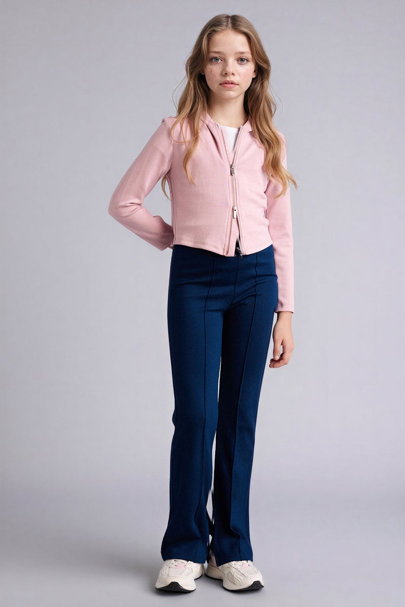 ديفاكتو بنطلون بناتي فلير فيت برجل واسع - Image 3